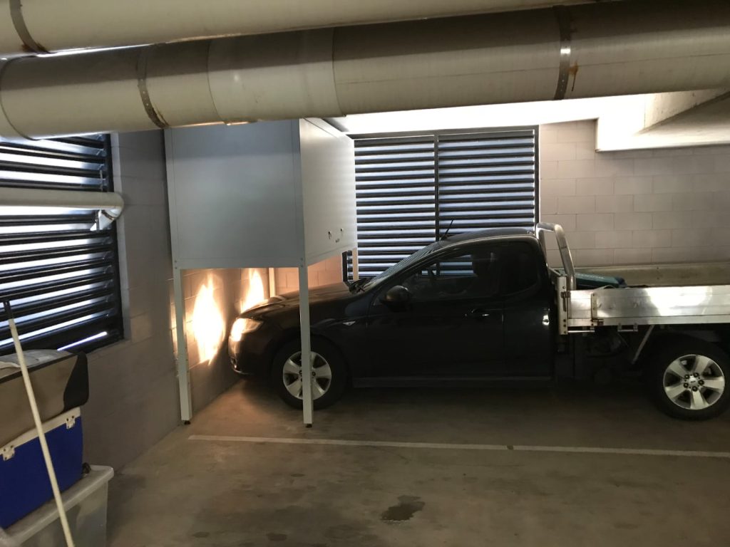 OVER BONNET STORAGE BOX with ute under